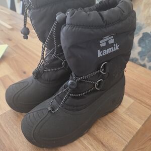 Kamik Kids Black Snow Boots